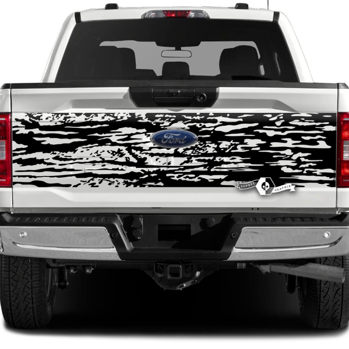 Ford F-150 XLT Tailgate Splash Mud Graphics Side Decals Aufkleber
