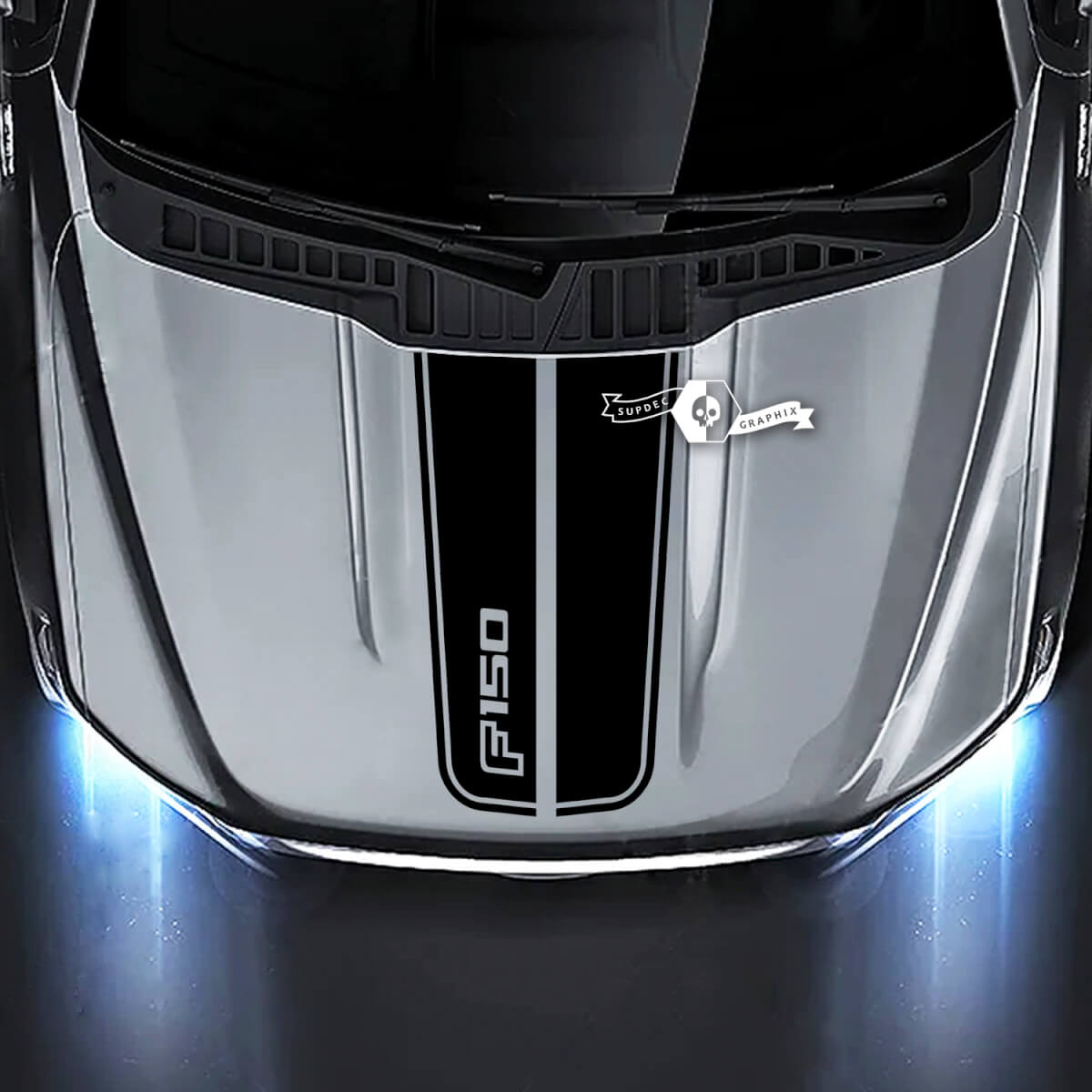 Ford F-150 XL XLT STX LARIAT Hood Trim Graphics Side Decals Aufkleber
