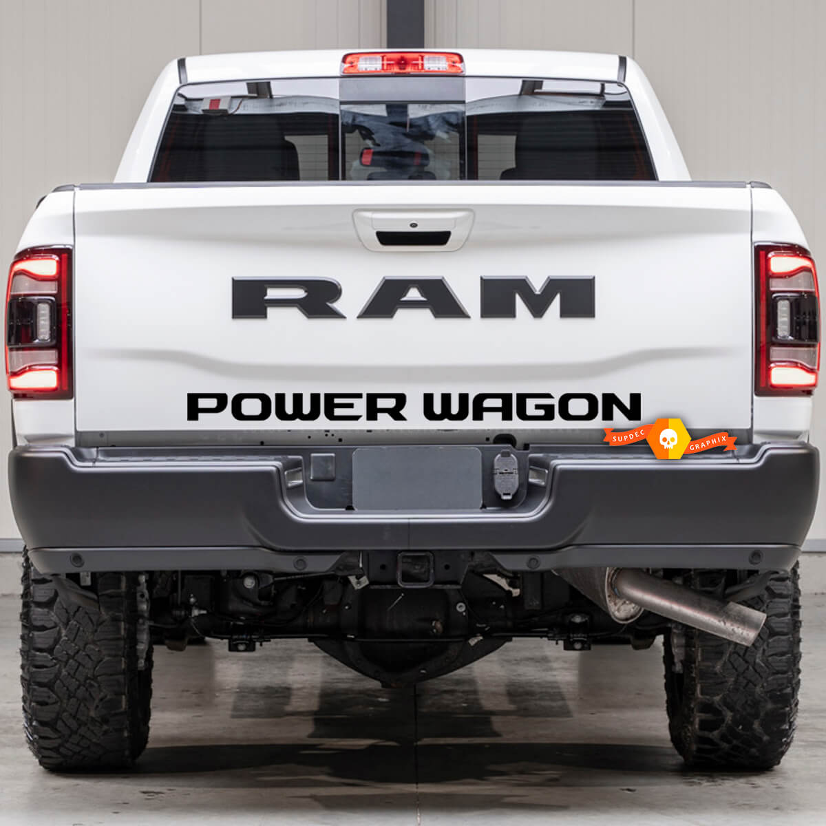 2 Ram Power Wagon Dodge Truck Vinyl-Aufkleber
