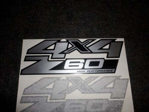 Z60 Hochleistungs-4x4 Vinylaufkleber für GMC Sierra Yukon Canyon