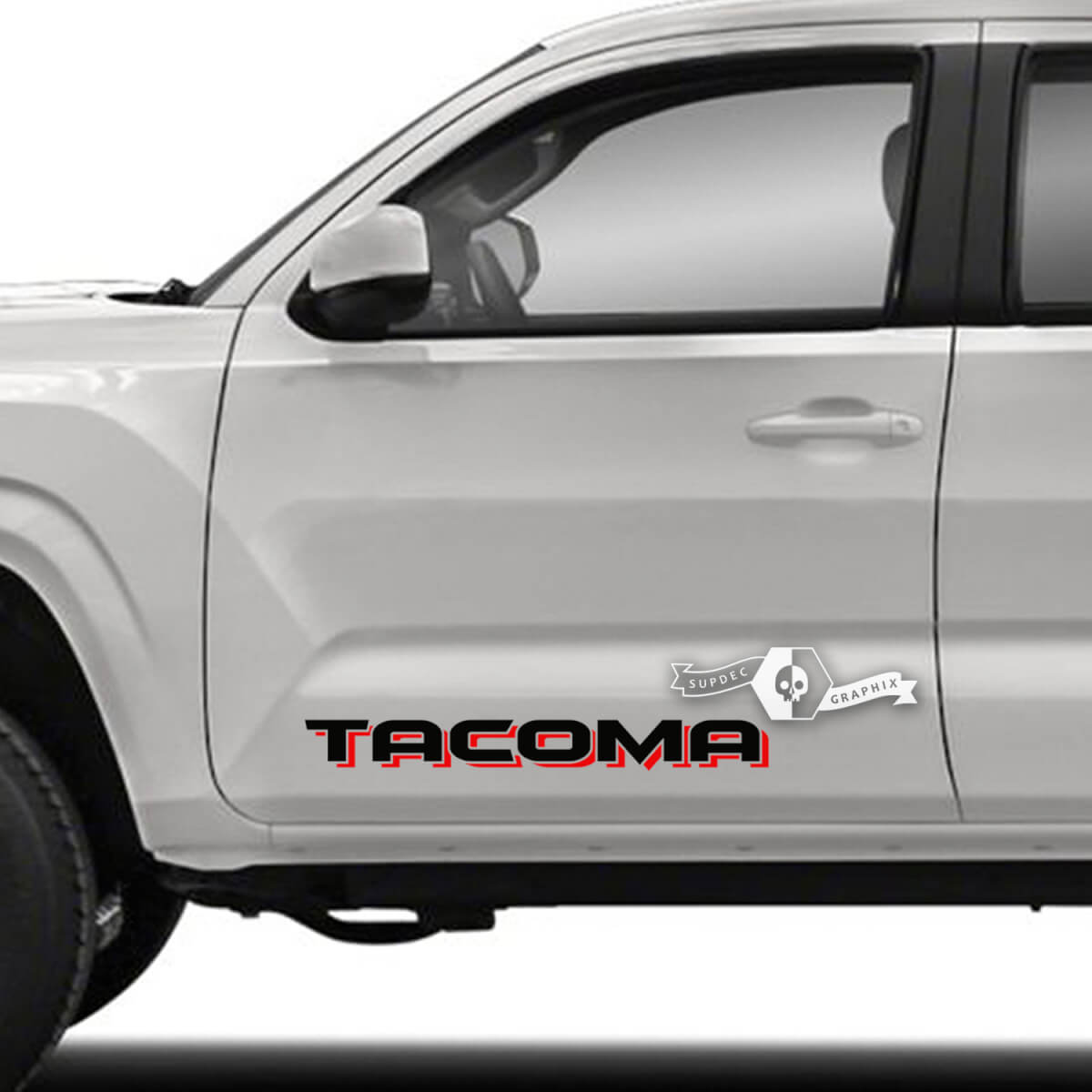 Paar Toyota Tacoma SR5 Türen Seitentüren Vinyl Aufkleber Grafikaufkleber 2 Farben
