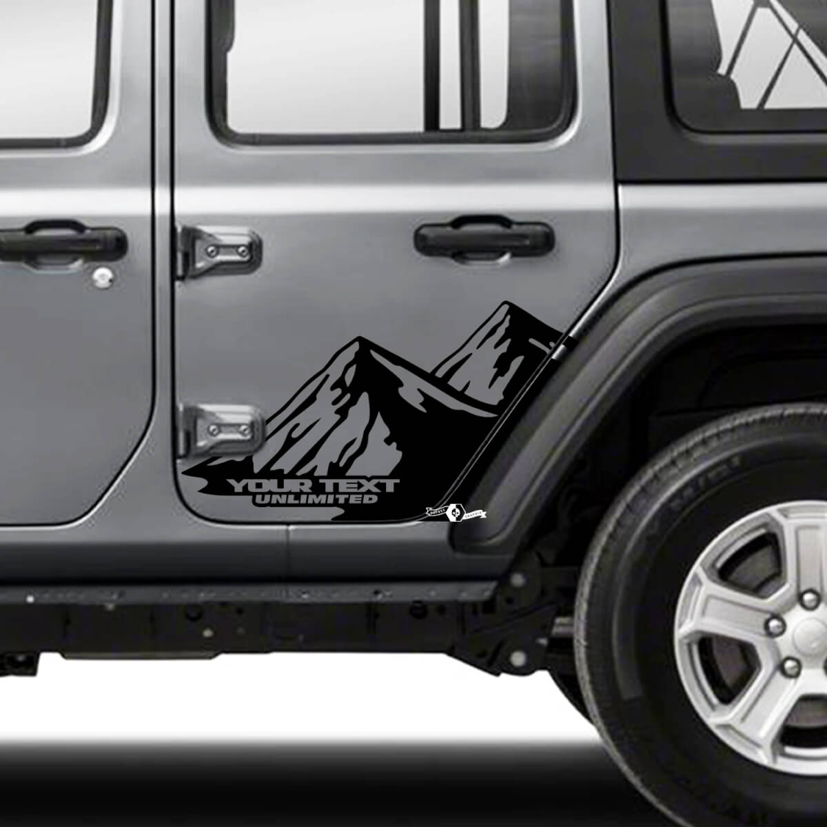 2x Jeep Wrangler Unlimited Doors Fender Mountains Side Stripe 4 Colors Vinyl Sticker DecalVehicle Parts & Accessories, Car Tuning & Styling, Body & Exterior Styling!
