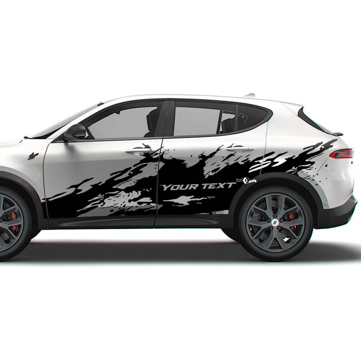 Kotflügelschutz mit individuellem Text Seiten-Vinyl-Aufkleber-Kit für Dodge Hornet