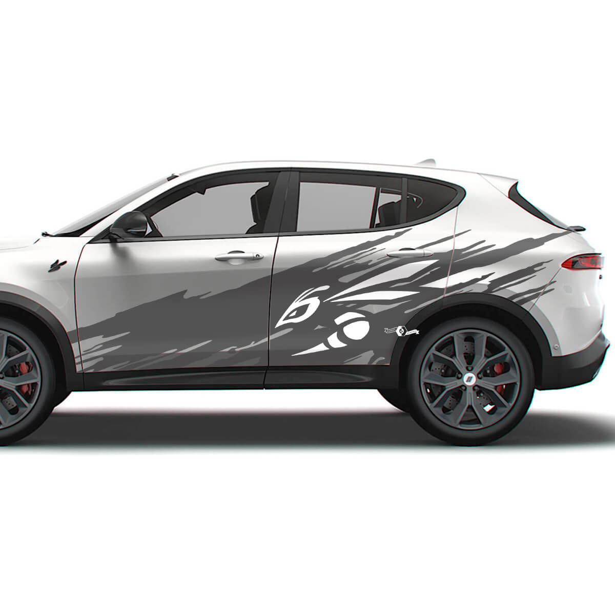 Schmutzabweiser mit Hornet-Logo Seiten-Vinyl-Dekorsatz für Dodge Hornet