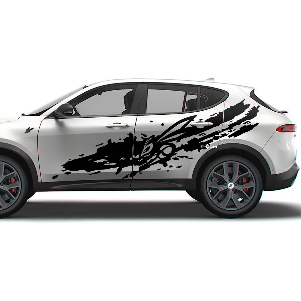 Hornet-Logo Schlammspritz-Stil Seiten-Vinyl-Dekor-Kit für Dodge Hornet