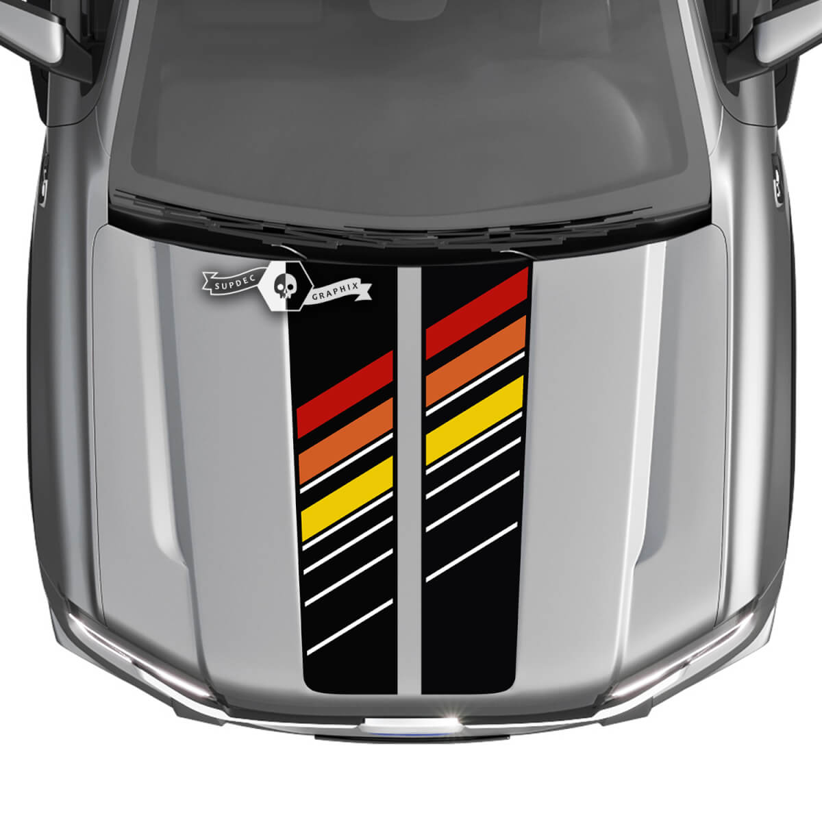 Ford Ranger Hood Logo Truck Stripes Vintage Classic Colors Graphics Sticker Decals 4 Colors

