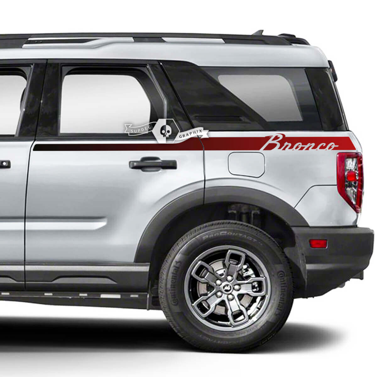 2x Ford Bronco Door Up Side Fender Logo Decals Sticker Gradient 2 ColorsVehicle Parts & Accessories, Car Tuning & Styling, Body & Exterior Styling!
