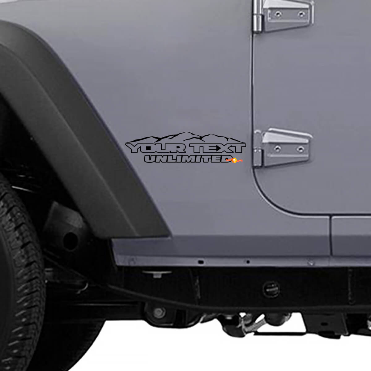 Jeep Mountain Wrangler Unlimited CJ TJ YJ JK XJ Alle Farben Aufkleber Nr. 5