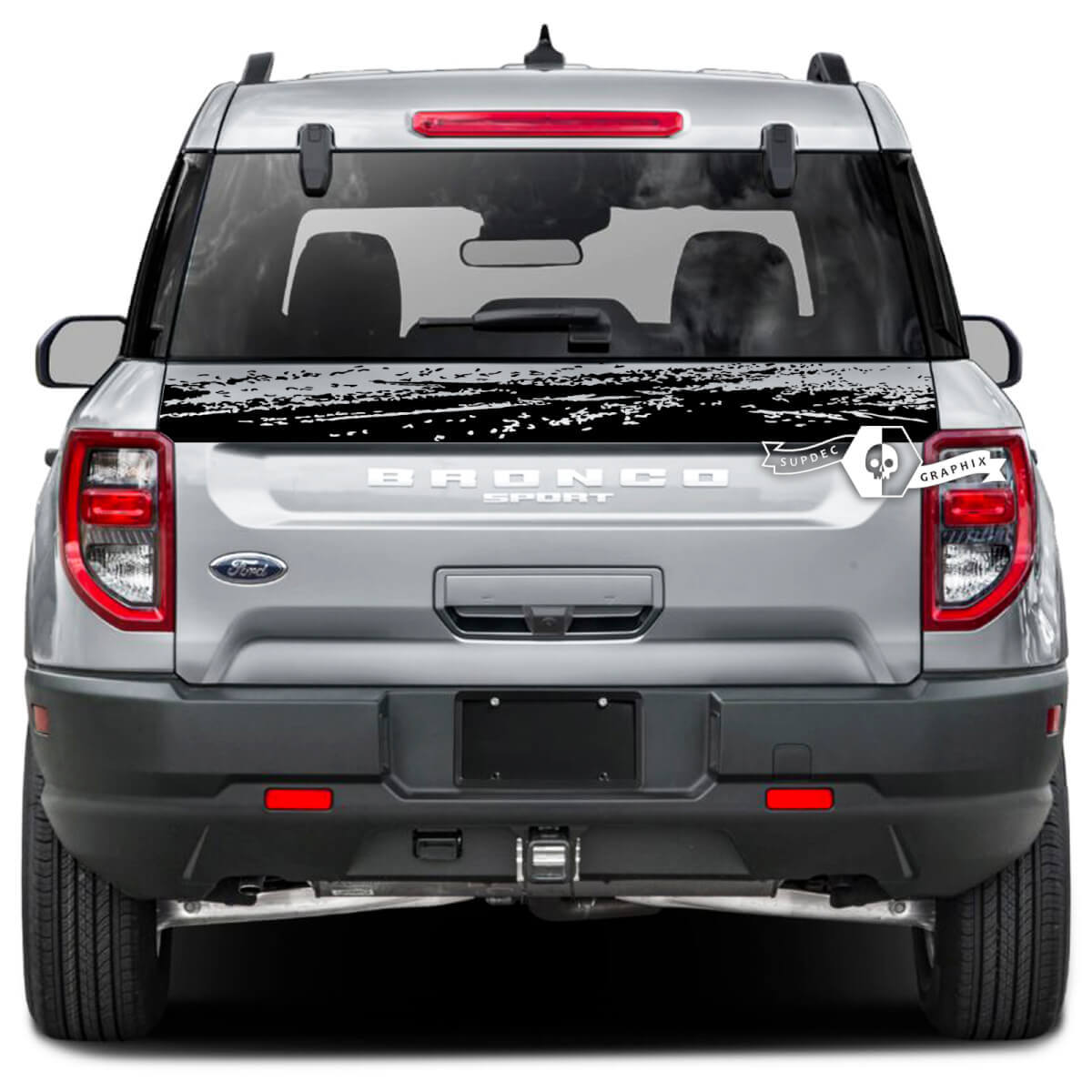 Ford Bronco Tailgate Bed Dazzle Paint Splash Mud Wrap Decals Sticker
