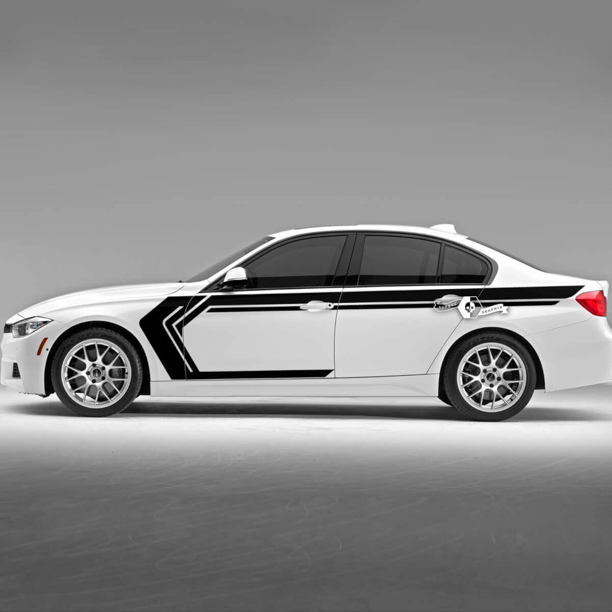 Pair BMW Hood Doors Side Stripes Rally Motorsport Trim Vinyl Decal Sticker F30 G20Vehicle Parts & Accessories, Car Tuning & Styling, Body & Exterior Styling!
