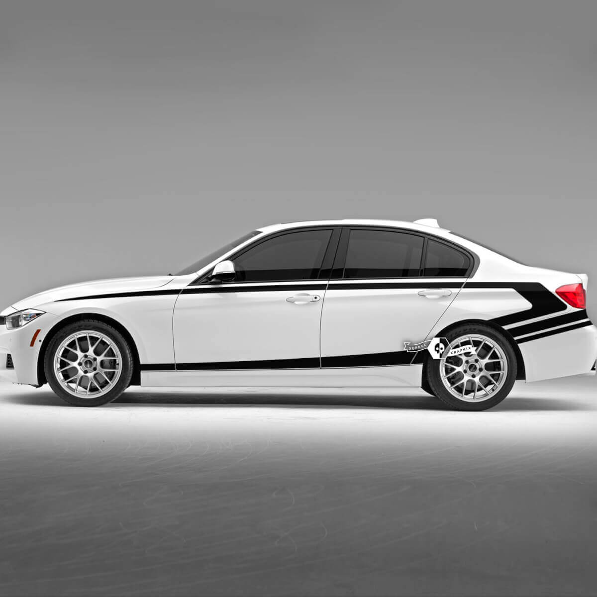 Pair BMW Doors Up Side Stripes Rally Motorsport Trim Vinyl Decal Sticker F30 G20Vehicle Parts & Accessories, Car Tuning & Styling, Body & Exterior Styling!
