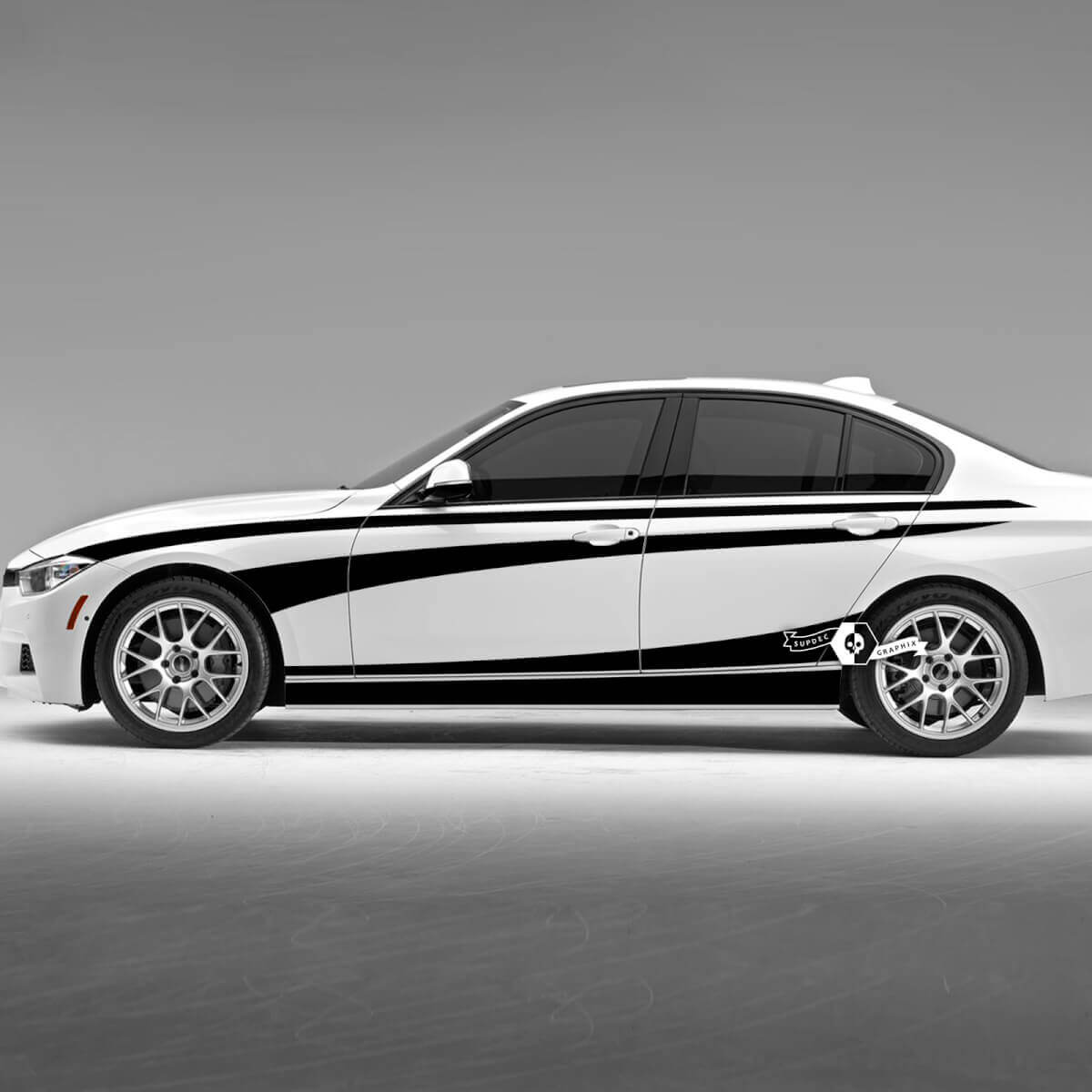 Paar BMW Türen Linien Seitenstreifen Fender Rally Motorsport Rocker Panel Vinyl Aufkleber Aufkleber F30 G20
