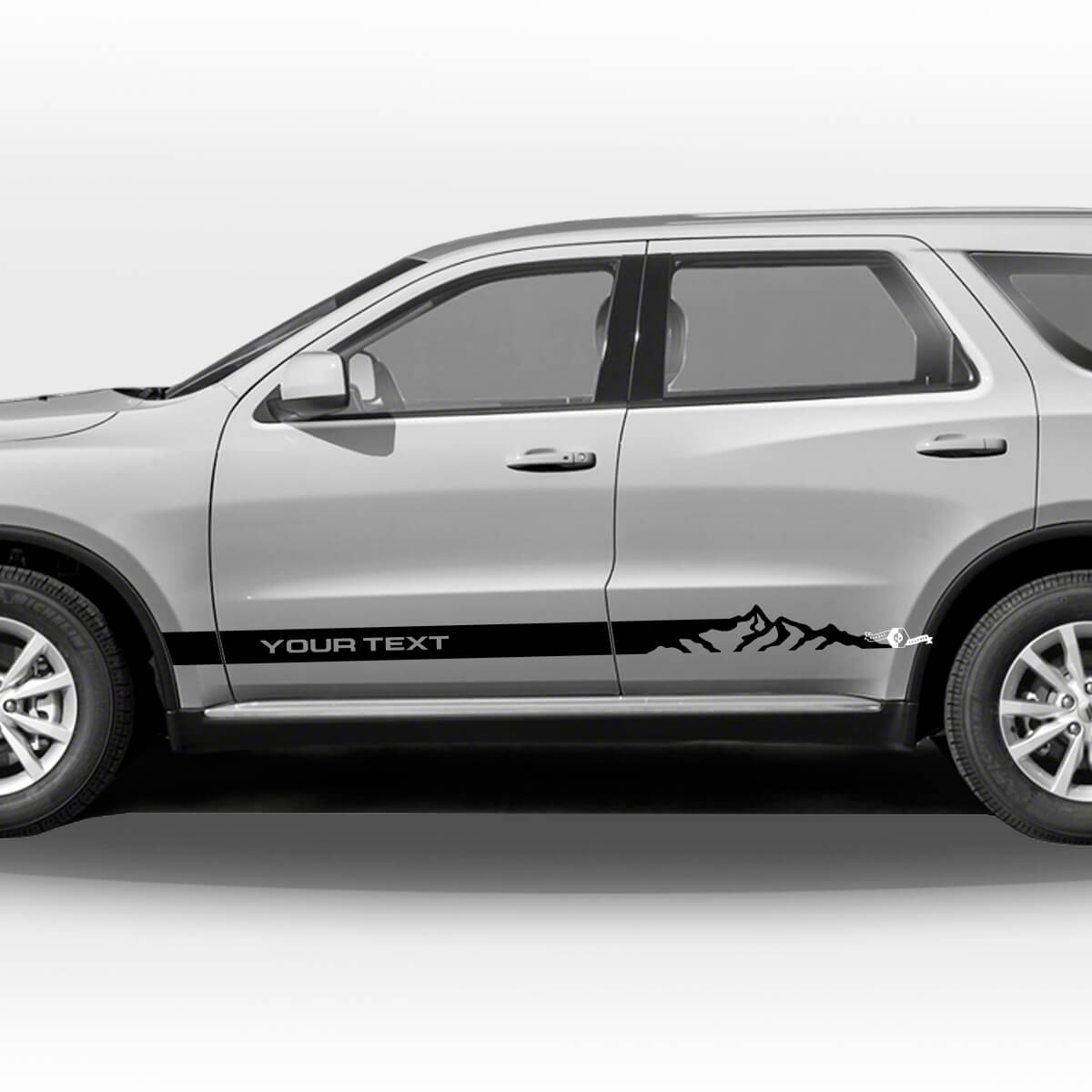 Mountain Style Seitenstreifen Vinyl Aufkleber Paar für Dodge Durango