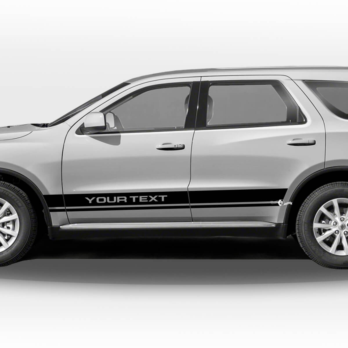 Zwillingszstreifen Vinylaufkleber-Set für Dodge Durango