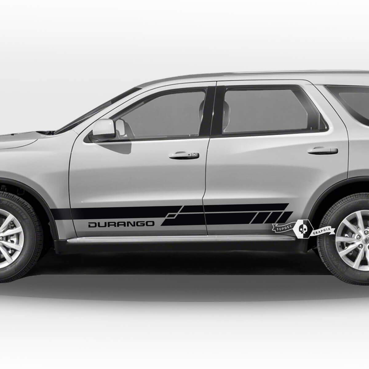 Paar Dodge Durango Side Doors Rocker Panel Trim Stripes Decal Vinyl Sticker
