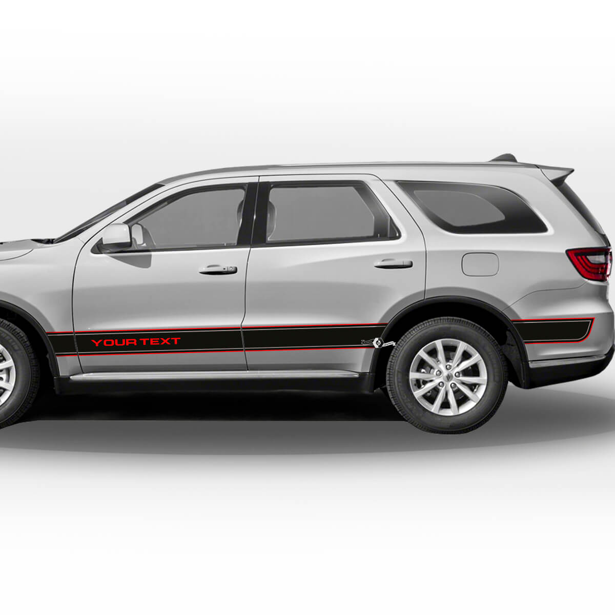 Individuelles Umriss-Seitestreifen Vinyl-Aufkleber-Set für Dodge Durango