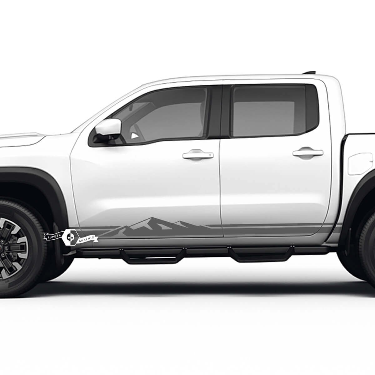 Mountain Style Seitenstreifen Vinyl-Aufkleber-Set für Nissan Frontier