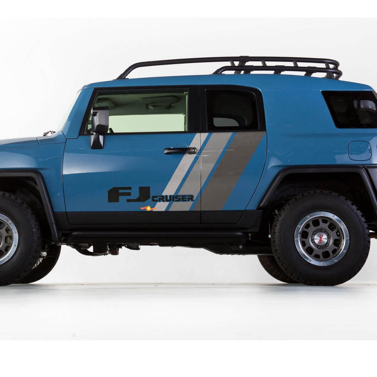 FJ Cruiser Retro-Stil Türstreifen Vinyl-Aufkleber-Set für Toyota FJ Cruiser