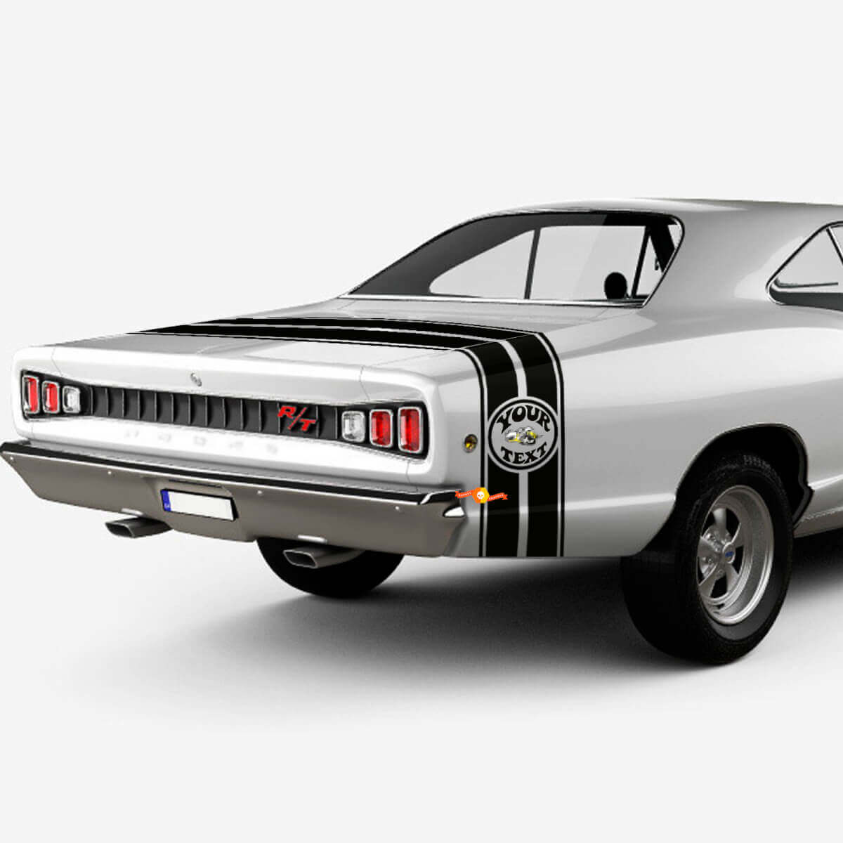 Super Bee Rückseitiger Seitenstreifen Vinylaufkleber für Dodge 1969