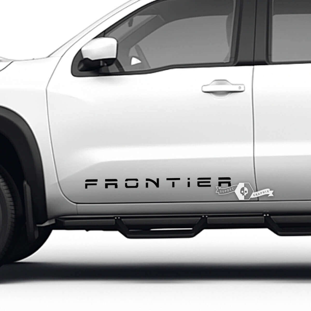 Frontier Beschriftung Seiten Tür Vinylaufkleber Set für Nissan Frontier