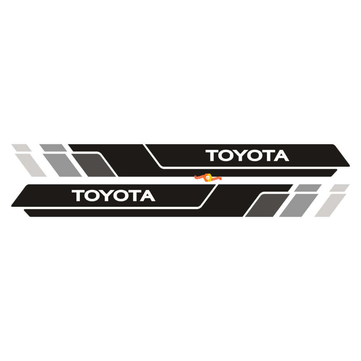 2 Toyota Tacoma Seitentüren Streifen Streifen Vinyl Aufkleber Aufkleber -Aufkleber -Kit für Toyota Tacoma
