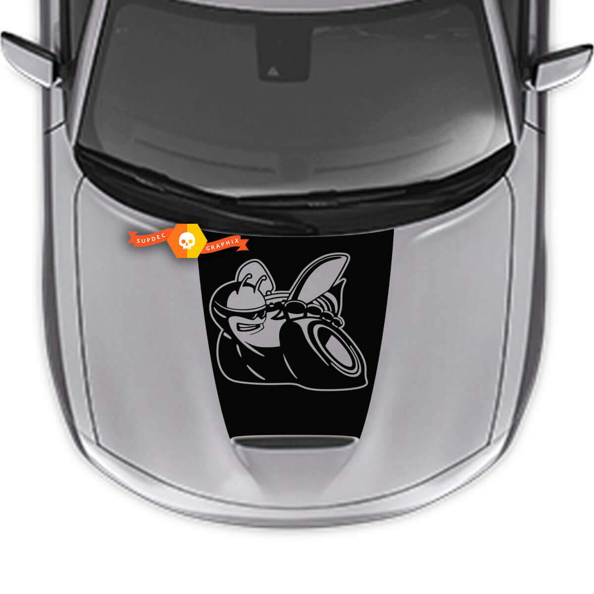 Scat Pack Style Motorhauben-Vinylaufkleber für Dodge Charger 2015-2024