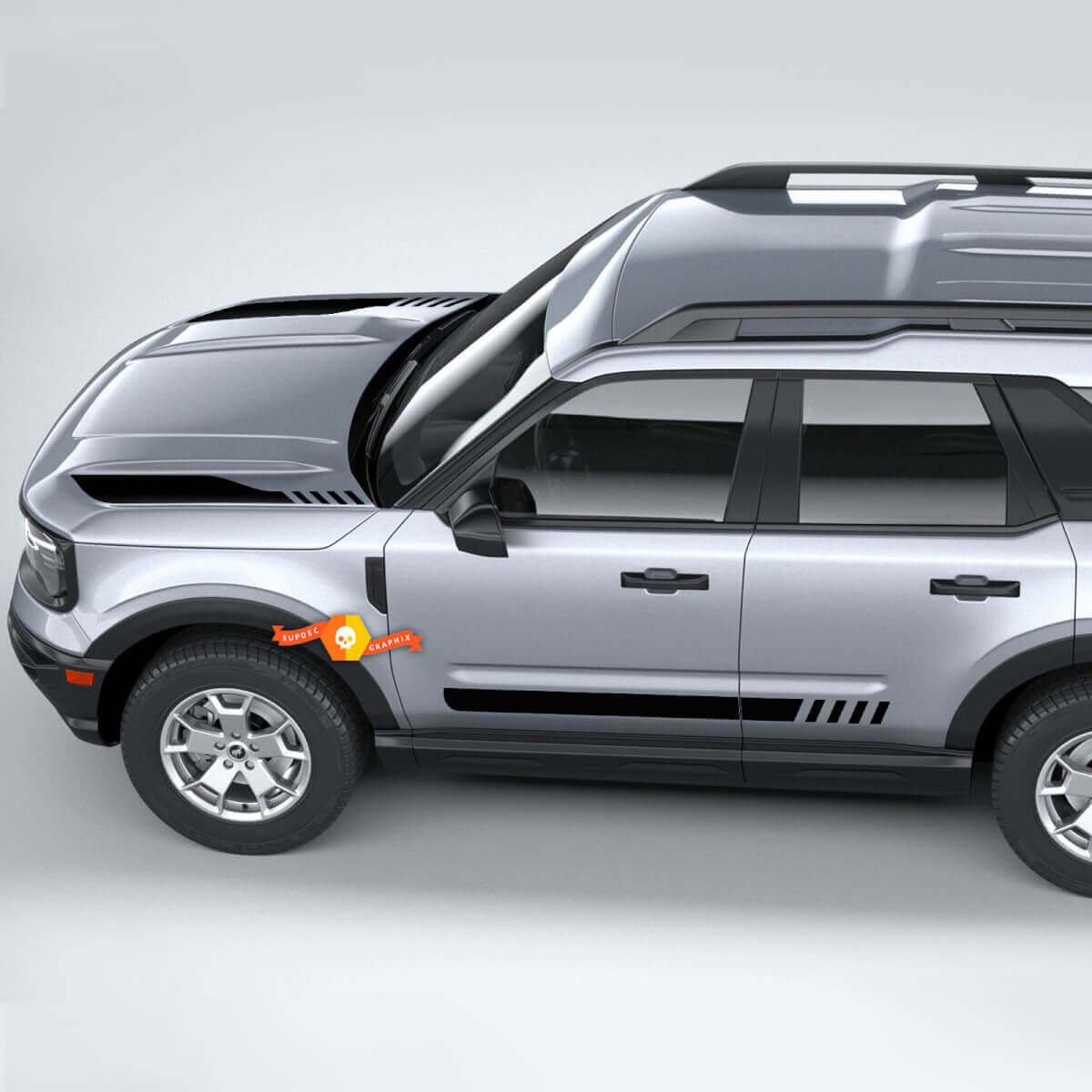 Musclecar horse Sport First Edition Kit Motorhauben- und Seitenstreifen-Aufkleber
