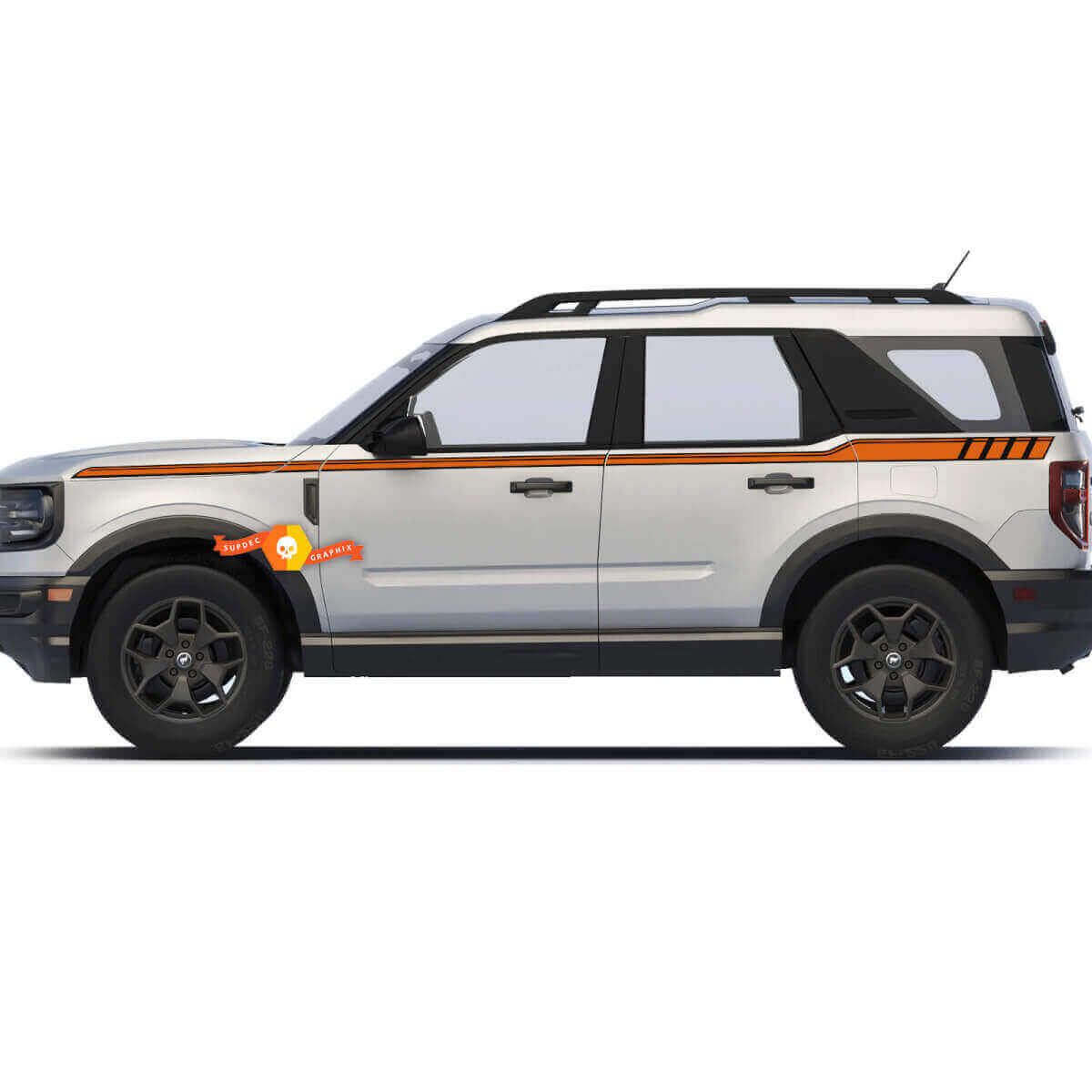 Side Up Streifen Aufkleber 2 für Musclecar horse Sport First Edition