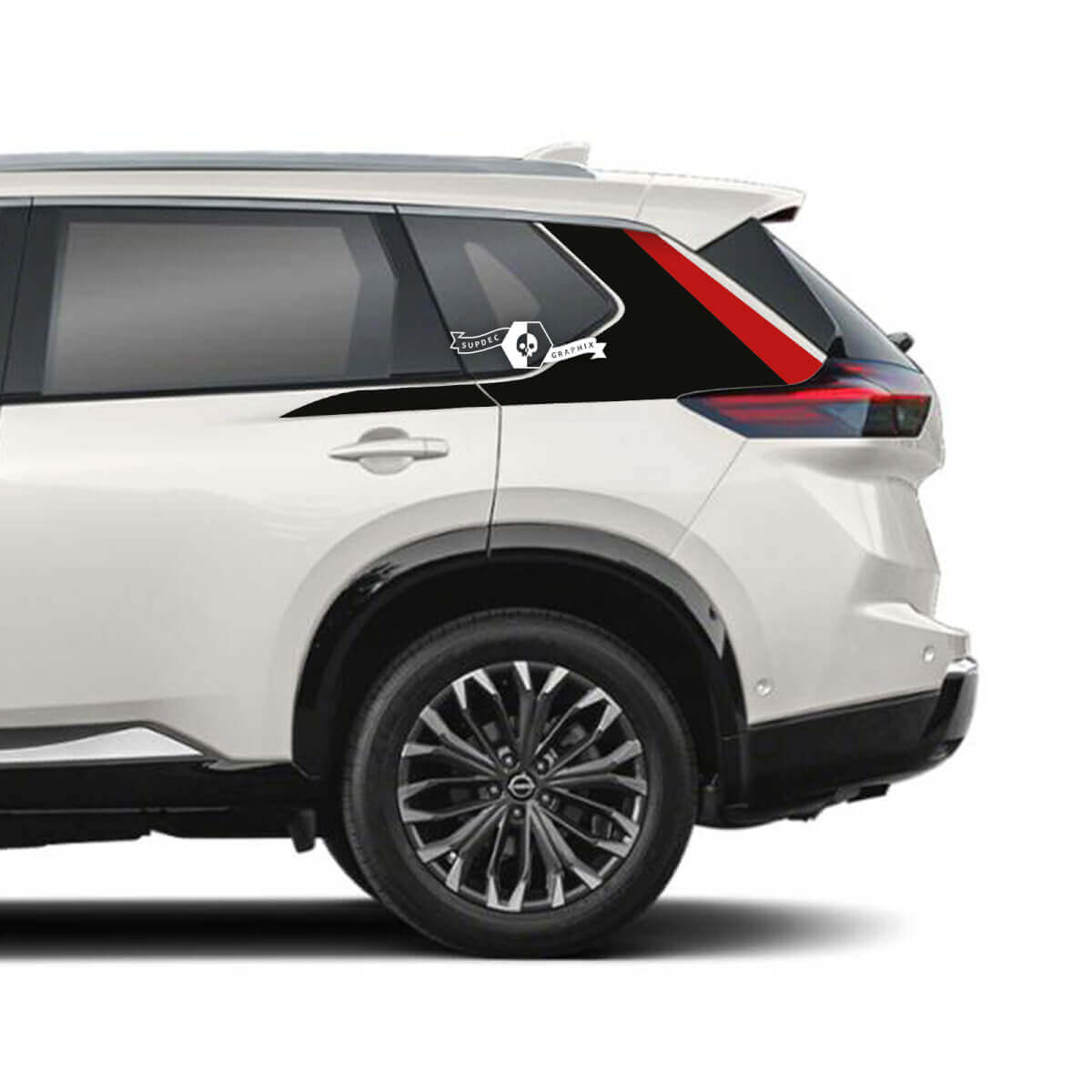 Paar Nissan Rogue Seitentür Rocker Panel Heckfender Streifen Aufkleber Aufkleber Vinyl Grafik 2 Farben
