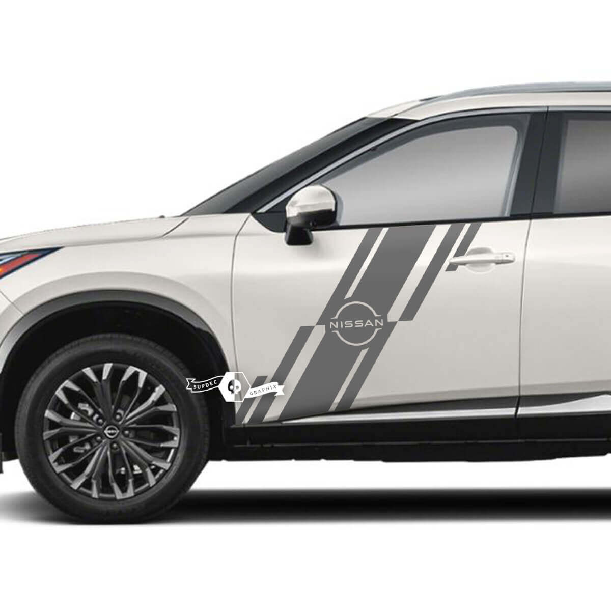 Paar Nissan Rogue Seitentür-Heckfender-Aufkleber, Vinyl-Grafik
