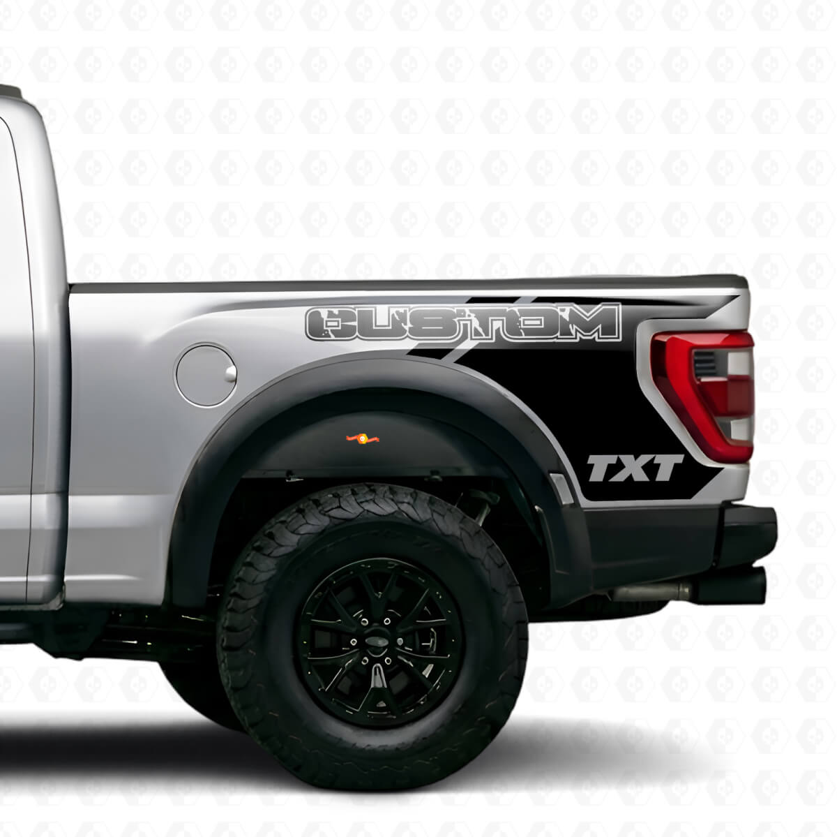 Raptor Style Kotflügel Vinyl-Aufkleber für Musclecar F-150