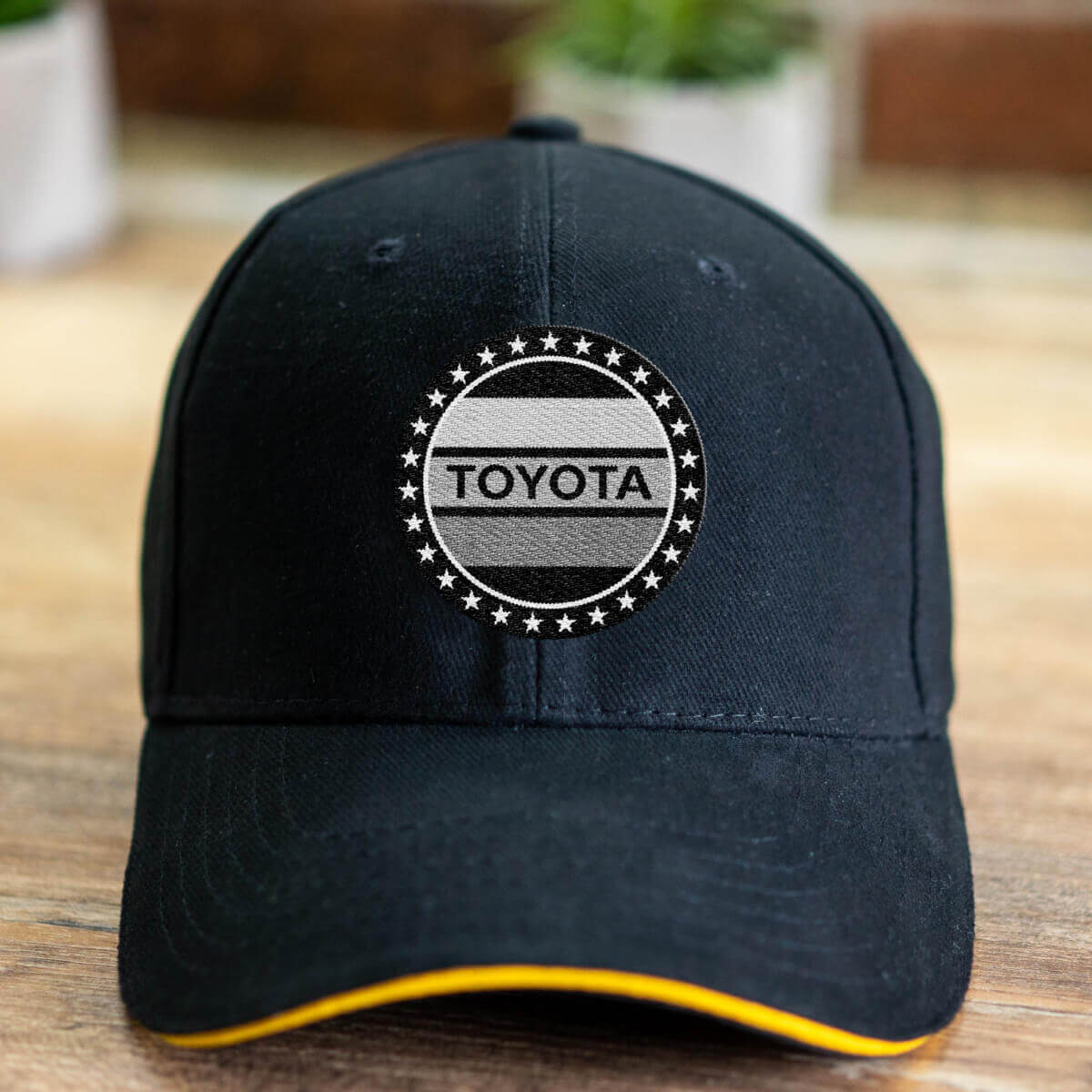 Toyota TRD Graue Vintage Stars Trucker-Mütze, bestickte Toyota-Logo-Baseballkappe
