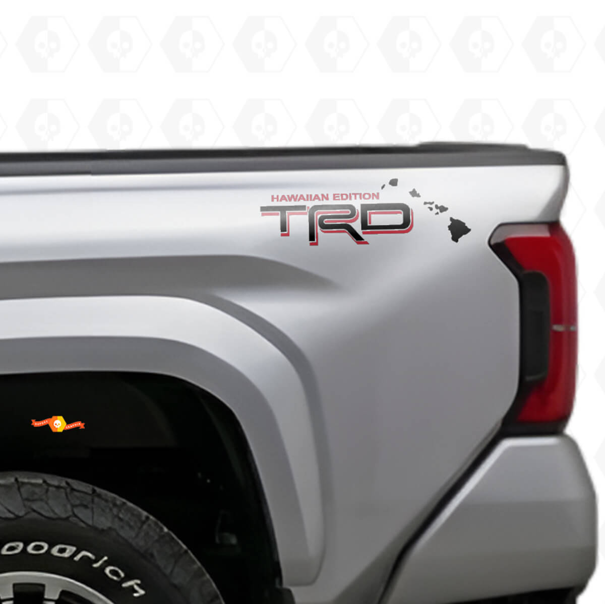 TRD Hawaiian Edition Seiten-Vinylaufkleber-Set für Toyota Trucks