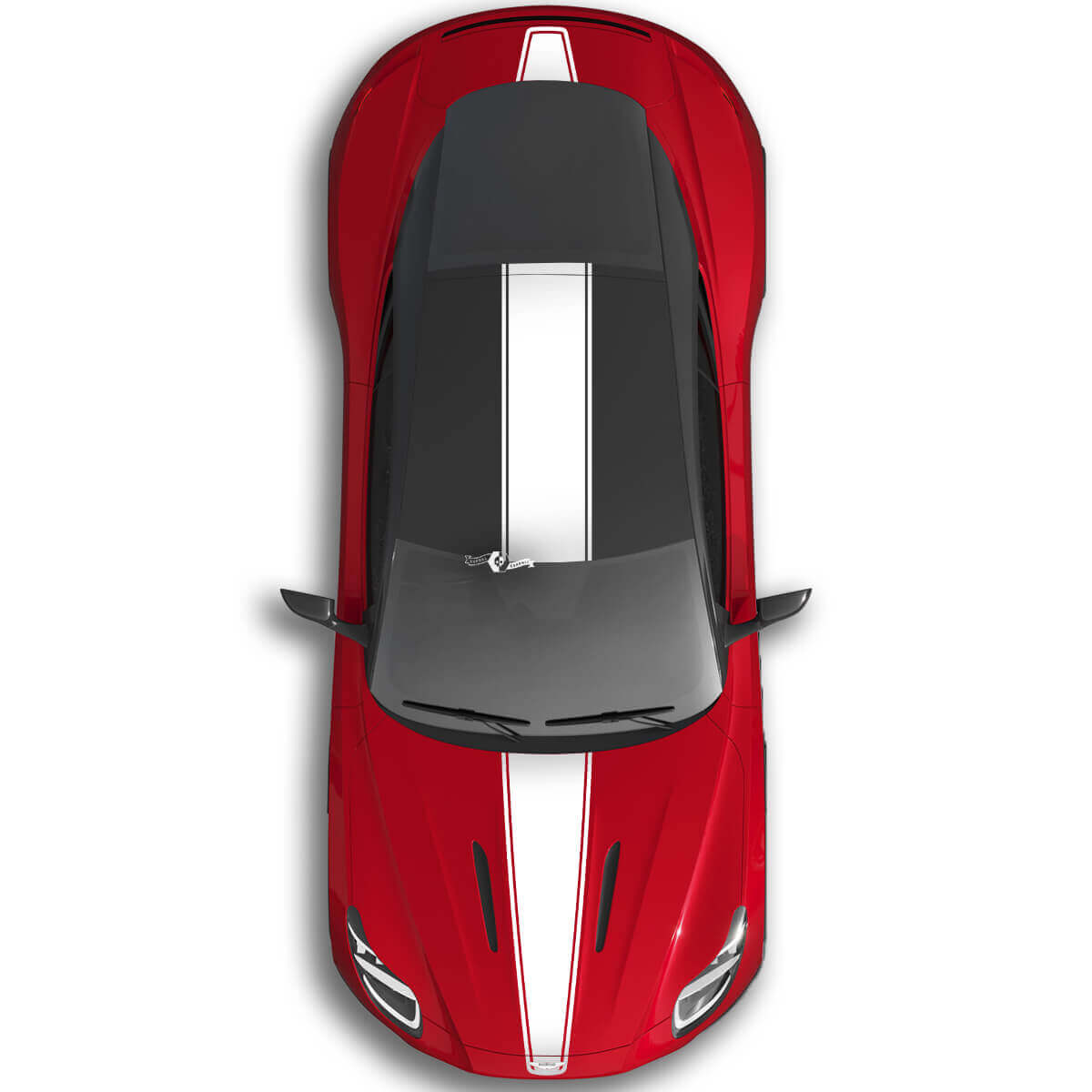 Vollverkleidung Aston Martin DB11 Pin Stripe Motorhaube Dach Kofferraum Vinyl Aufkleber Sticker
