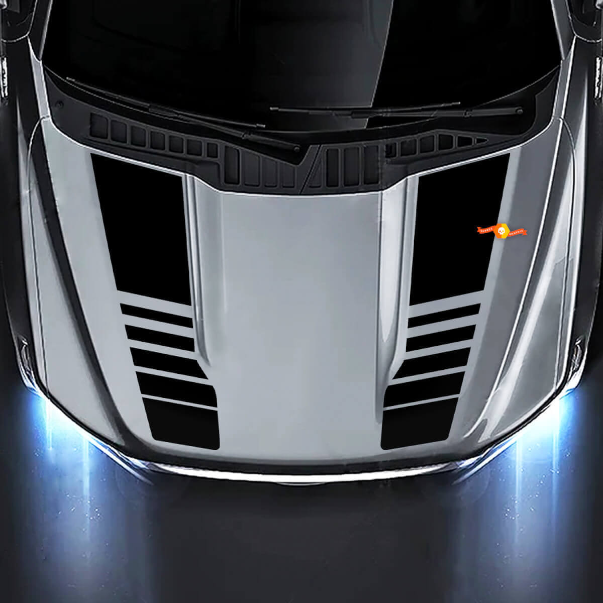 Hood Stripe Stickers Decals passen zu Musclecar truck XLT Sport STX Platinum Lariat Modellen 2
