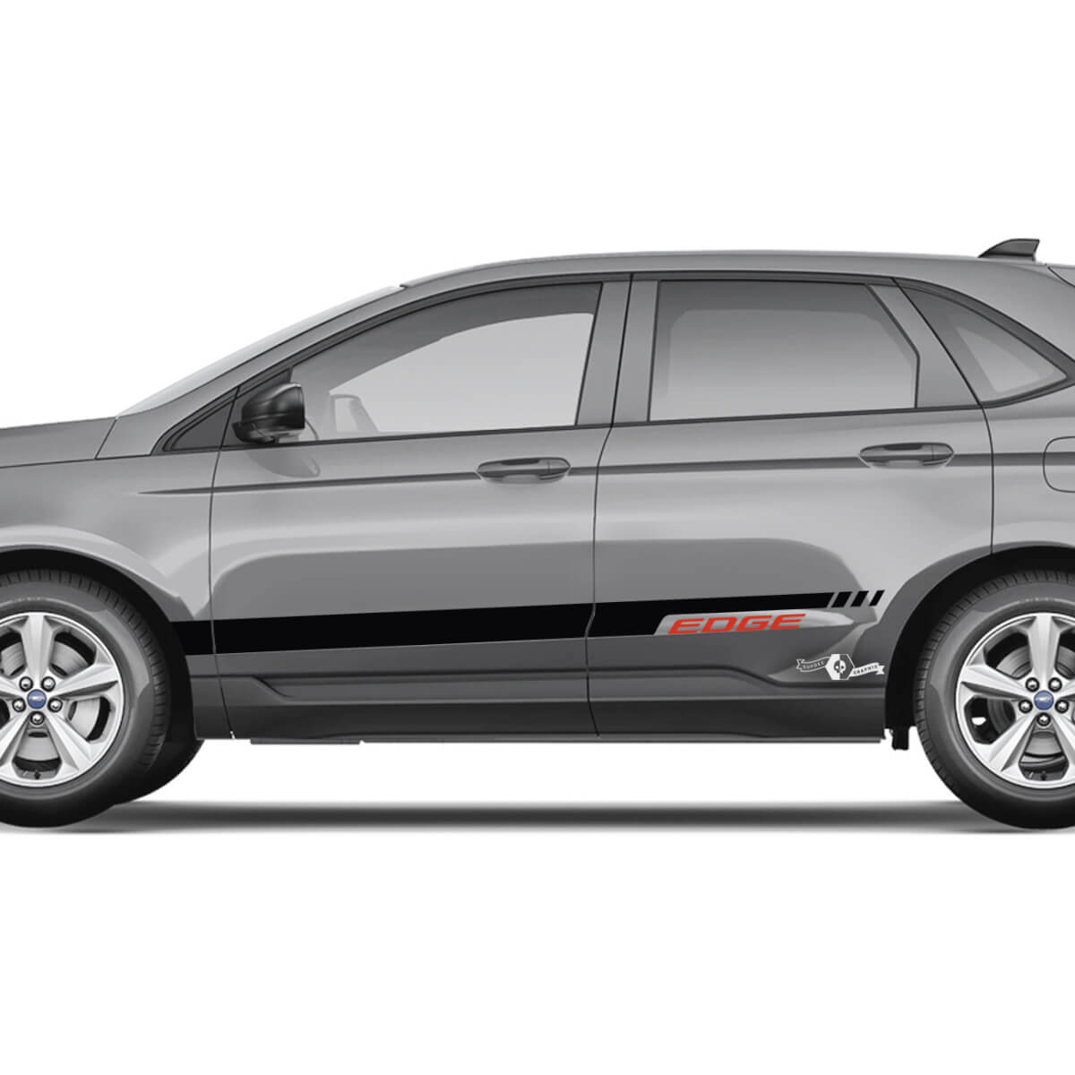 Ford Edge Doors Vinyl Rocker Panel Stripes Karosserieaufkleber Vinyl-Grafikaufkleber 2
