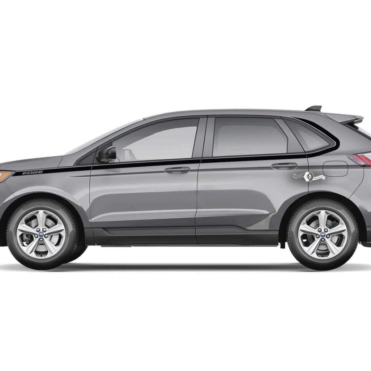 Ford Edge Doors Line unter den Fenstern Vinyl Rocker Panel Stripes Karosserieaufkleber Vinyl-Grafikaufkleber
