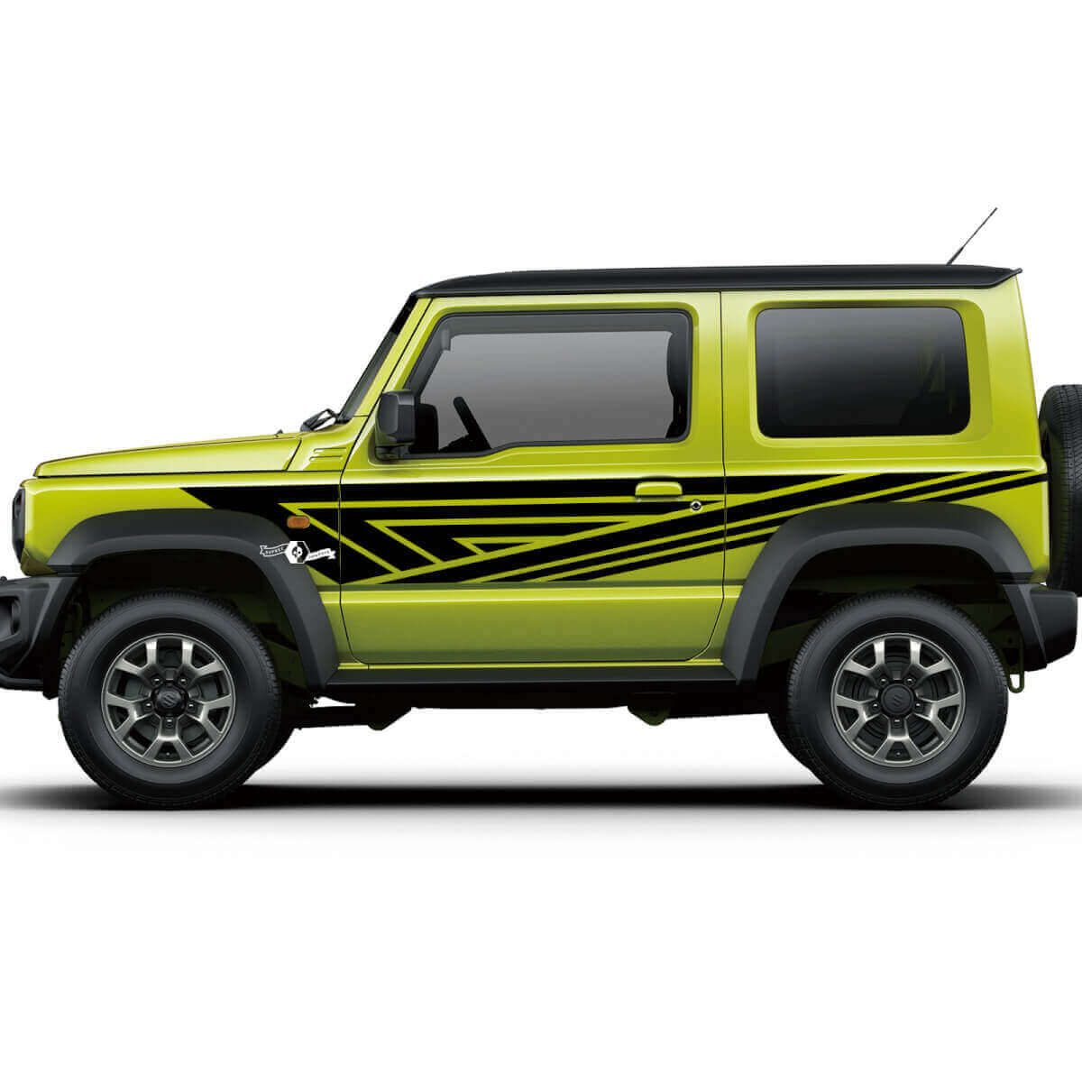 Abstrakte Linien Seitenaufkleber für Türen Decal Sticker für Suzuki JIMNY