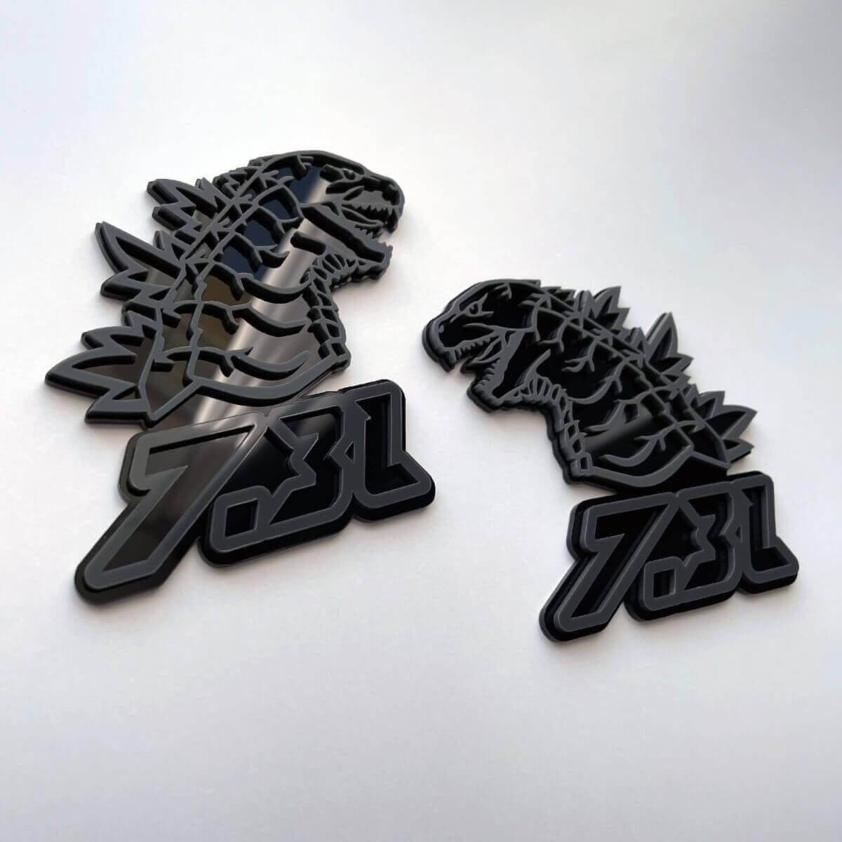 Godzilla 7.3L MEGAZILLA Performance 7.3L 3D Emblem Kotflügel-Embleme Emblem 2