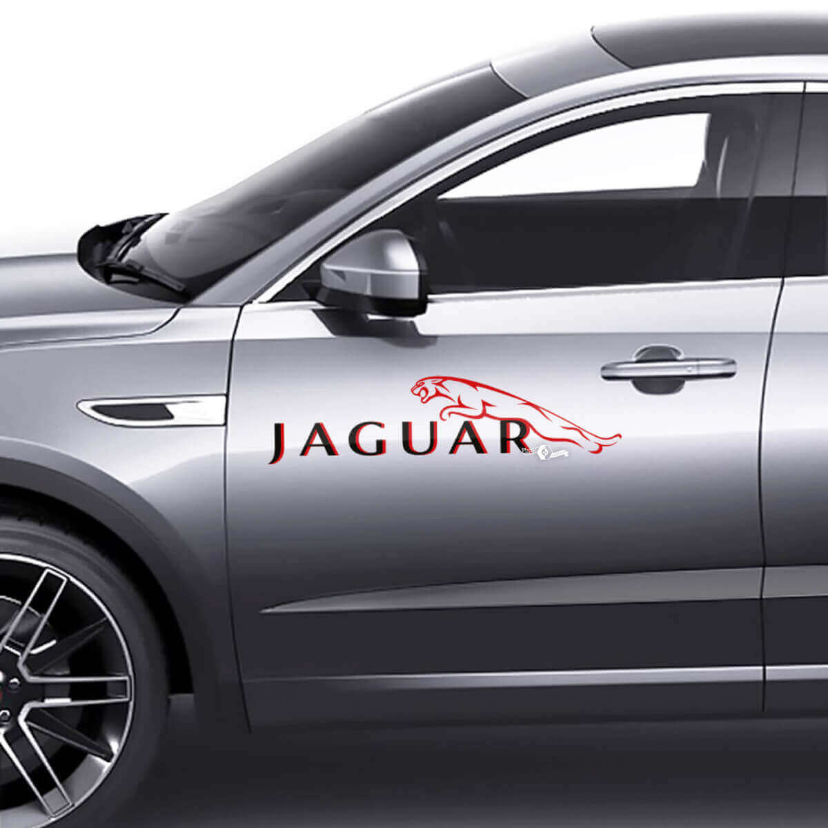 Paar Jaguar E-Pace Side Doors Logo Graphics Decal Logo Aufkleber 2 Farben
