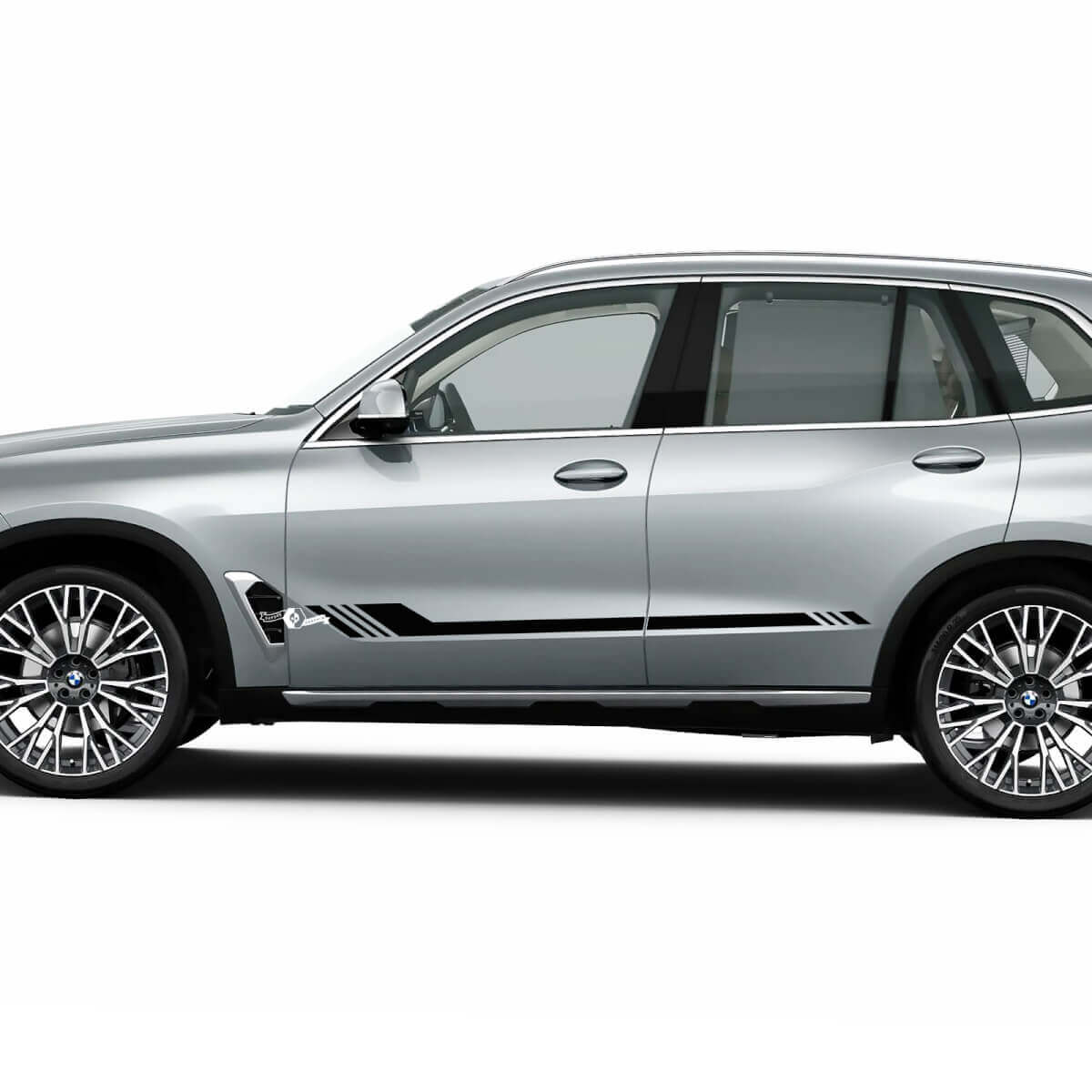 M Logo Streifen für BMW X5 G05 Seitentüren Vinyl Aufkleber Aufkleber

