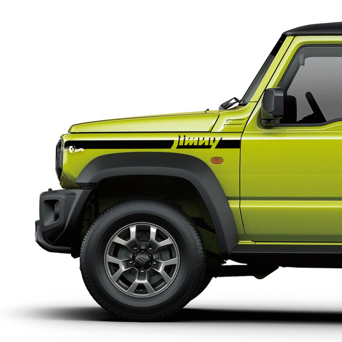 Paar Suzuki JIMNY Side Fender Stripe Grafikaufkleber Linien Logo Aufkleber
