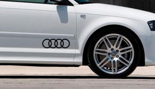 Audi Logo Aufkleber Decals Tt A3 A4 A6 A8 S4 S5 Q3 Q5 Q7 S6 Rs4 Rs6 S Line#2