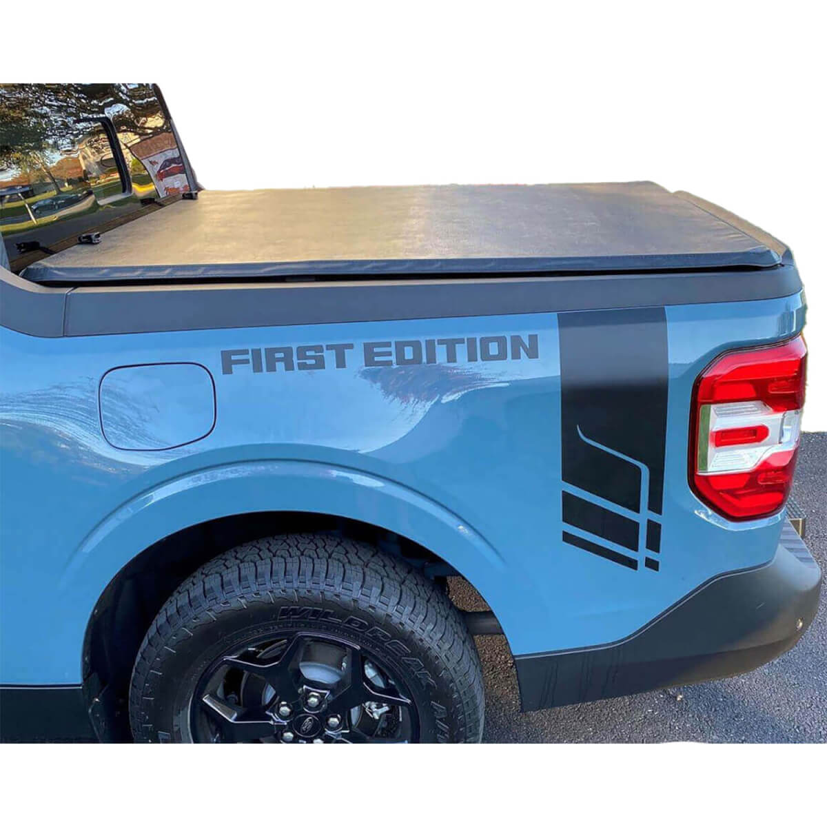 Erstauflage Rückseiten-Stil Seitliche Vinylaufkleber für Musclecar Maverick