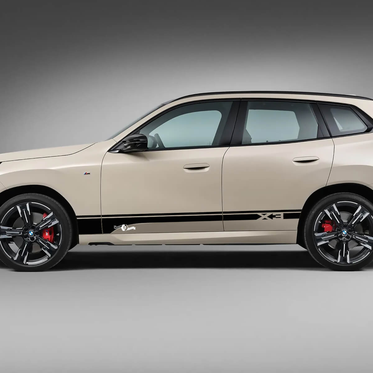 Seitentüren Streifen Logo BMW X3 G01 F25 Vinyl Aufkleber Aufkleber

