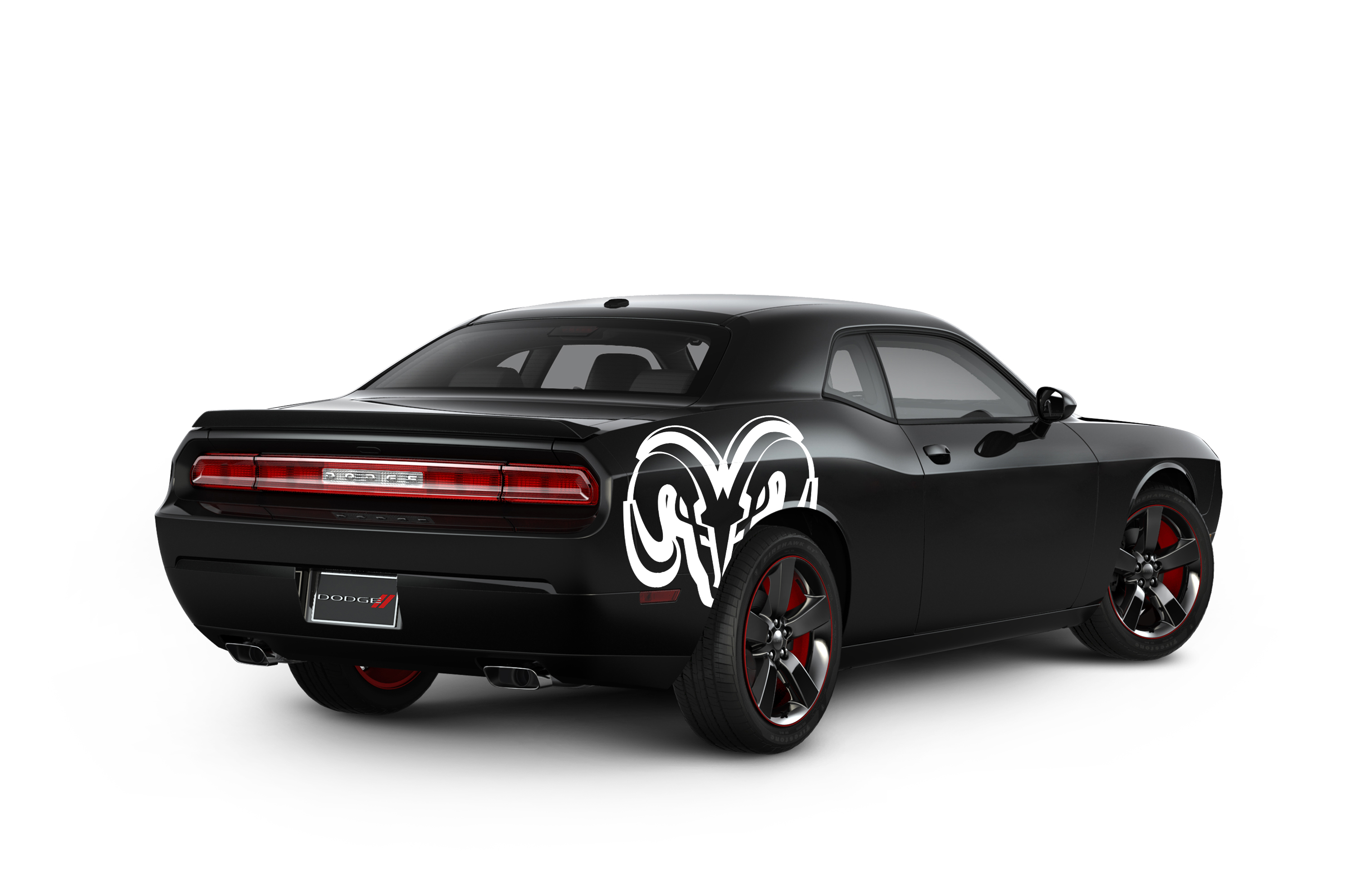 Seitlicher Dodge Ram Vinyl-Aufkleber, passend für jeden Charger Challenger Magnum Avenger
