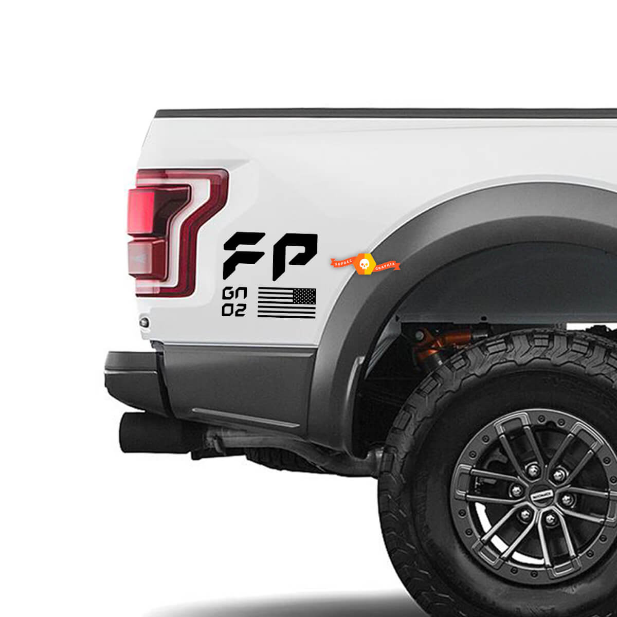 Ford Raptor FP Performance US Gen 2 Aufkleber-Set für den unteren Nachttisch
