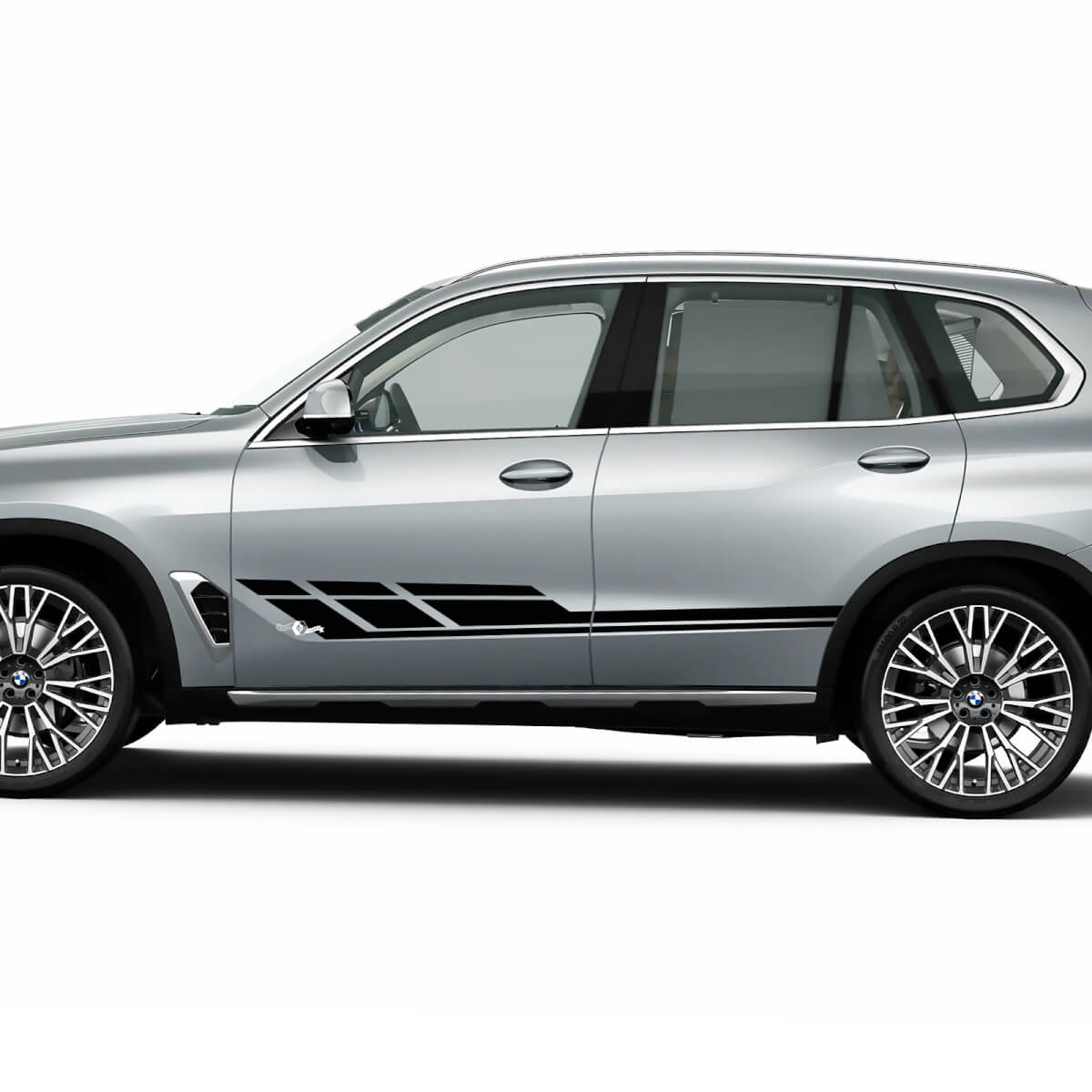 Strobe-Seitenstreifen-Aufkleber-Set für BMW X5 G05 – individuelle Vinyl-Grafiken
