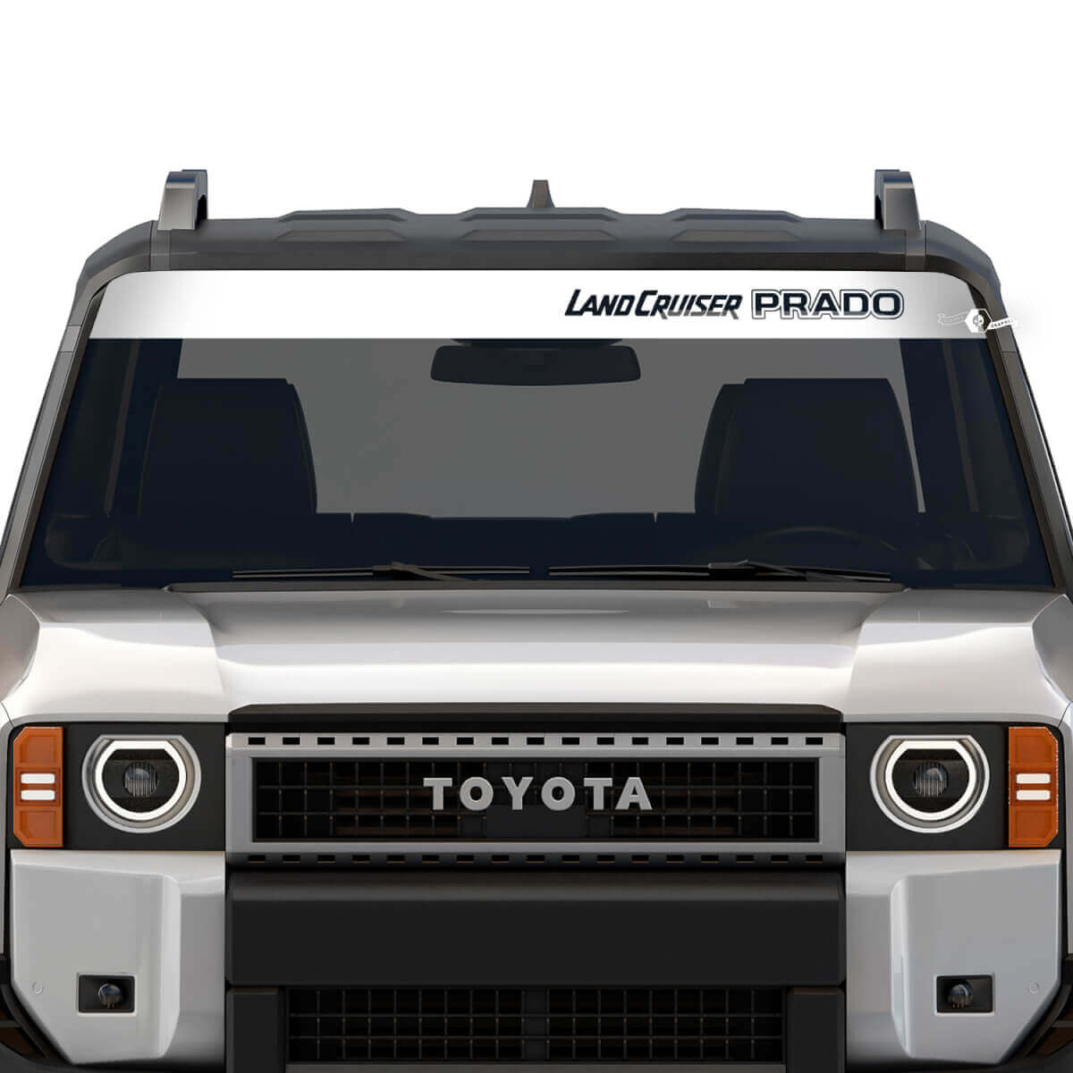Land Cruiser Prado Frontscheiben-Vinylaufkleber für Toyota Land Cruiser 2024