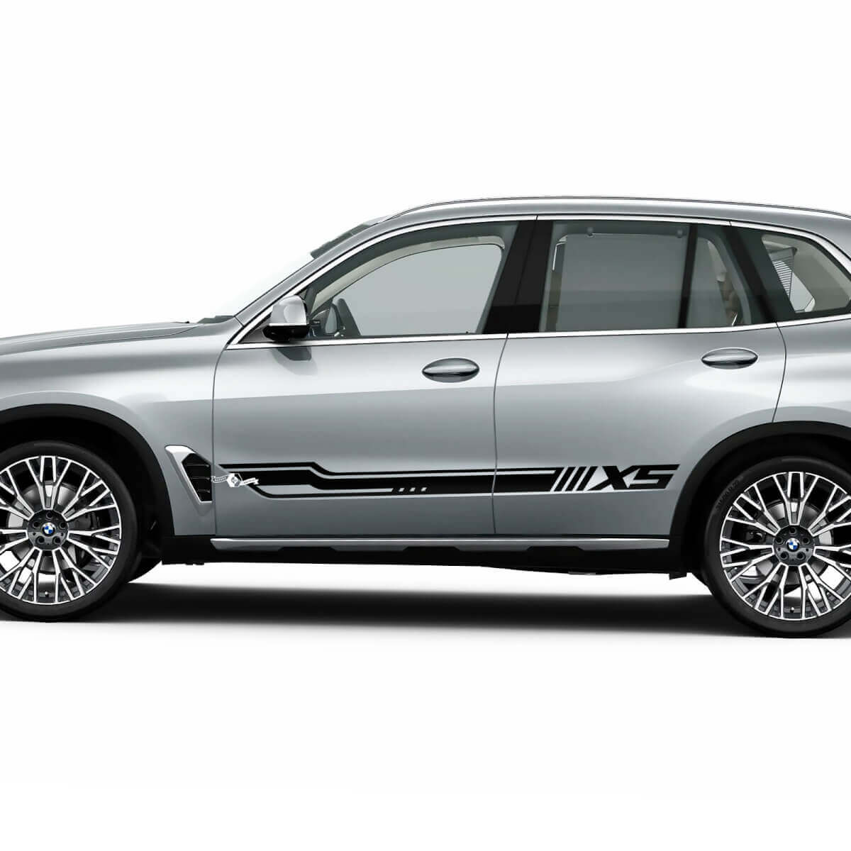 Dynamic Racing Seitenstreifen-Aufkleber-Set für BMW X5 G05 – individuelle Vinyl-Grafiken
